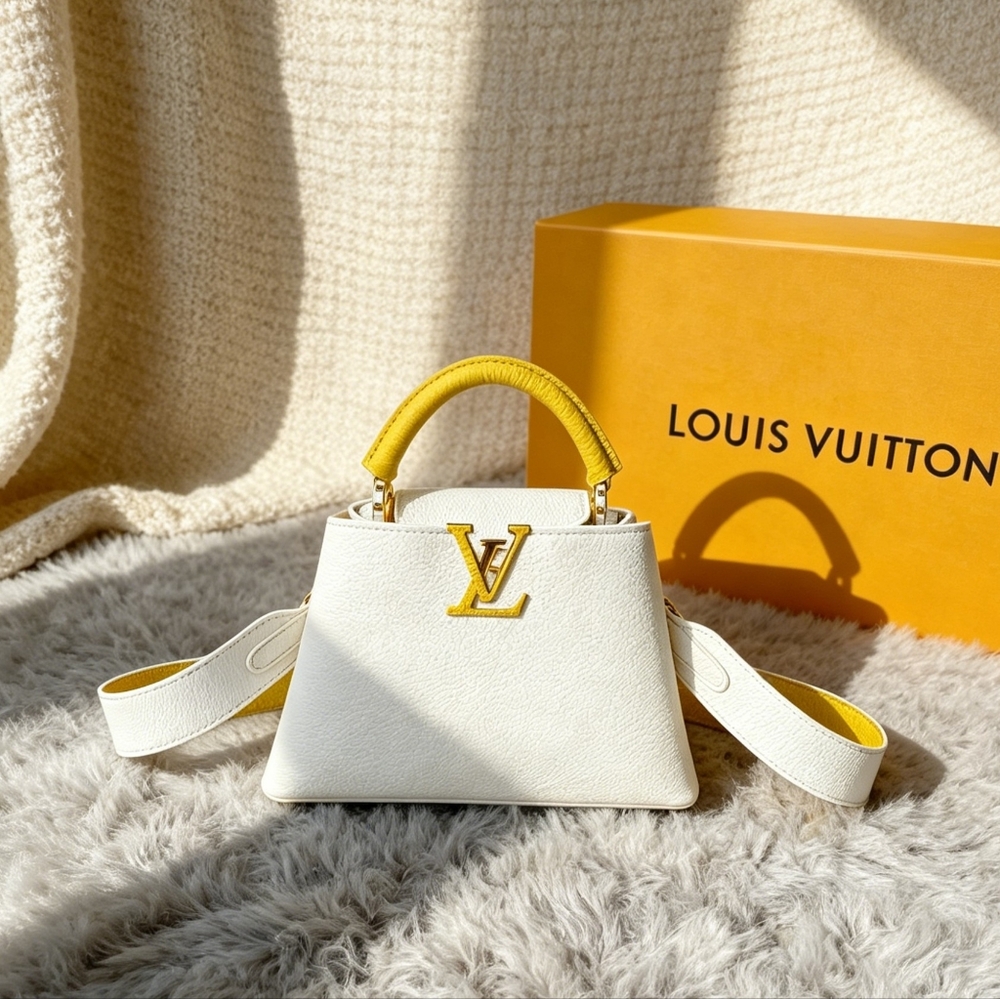 Louis Vuitton Capucines BB White